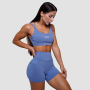 Дамски къси панталони FIT Steel Blue - GymBeam M