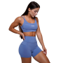 Дамски къси панталони FIT Steel Blue - GymBeam M