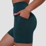 Дамски шорти Ignite Dark Green - GymBeam S