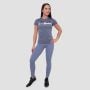 Дамска тениска Mesh Essence Denim Blue – GymBeam XS