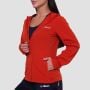 Дамско яке за бягане Pulse Running Jacket Orange - GymBeam S