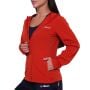 Дамско яке за бягане Pulse Running Jacket Orange - GymBeam S