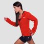 Дамско яке за бягане Pulse Running Jacket Orange - GymBeam S
