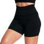 Дамски безшевни шорти Sculpt Black - GymBeam M