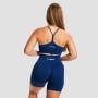 Дамски безшевни шорти Sculpt Navy - GymBeam M