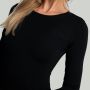 Дамска тениска с дълъг ръкав MERINO I Black - STRIX S