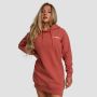 Дамски суичър Limitless Longline Cinnamon - GymBeam XL