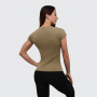 Дамска тениска FIT Olive - GymBeam S