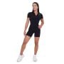 Дамска къса тениска Ignite Cropped Black - GymBeam XL