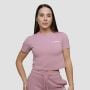 Дамска тениска Agile Cropped Woodrose - GymBeam L