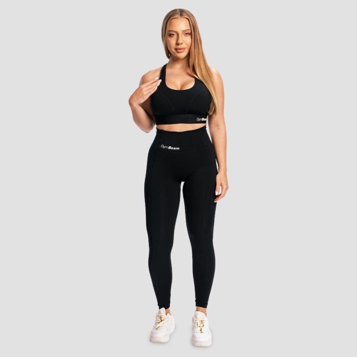 Спортно бюстие Combat Black – GymBeam L