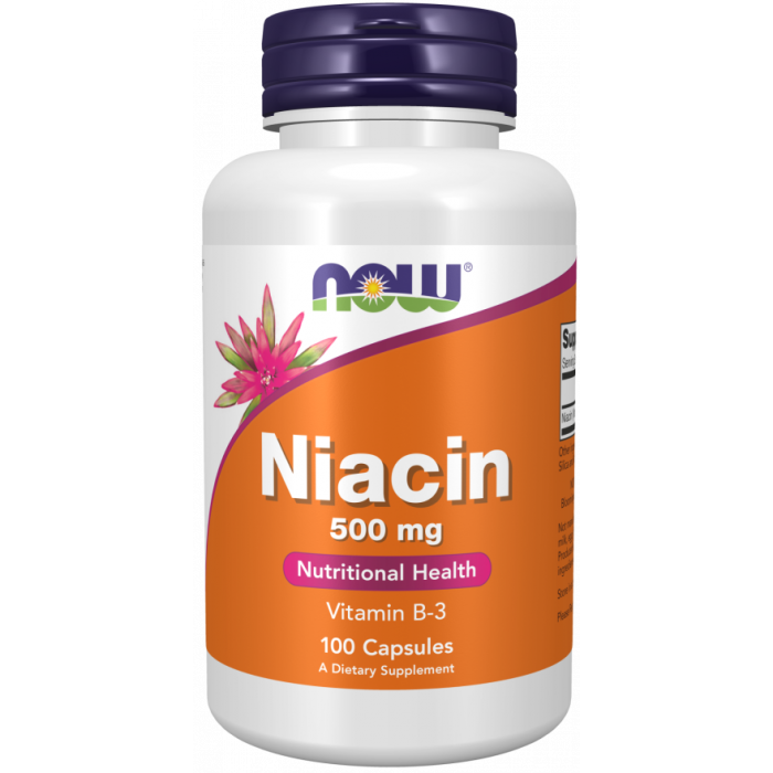 Ниацин 500 мг - NOW Foods
