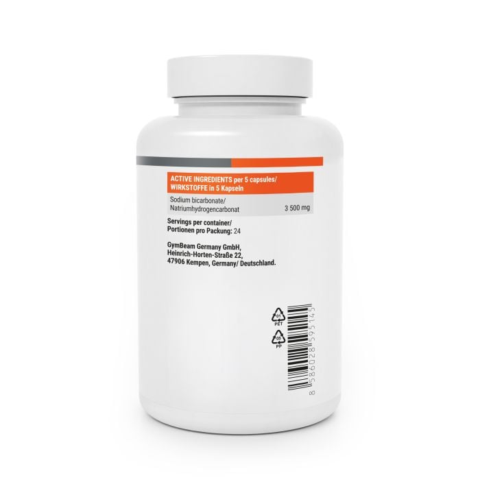 Baking soda (Sodium bicarbonate) - GymBeam 120 caps