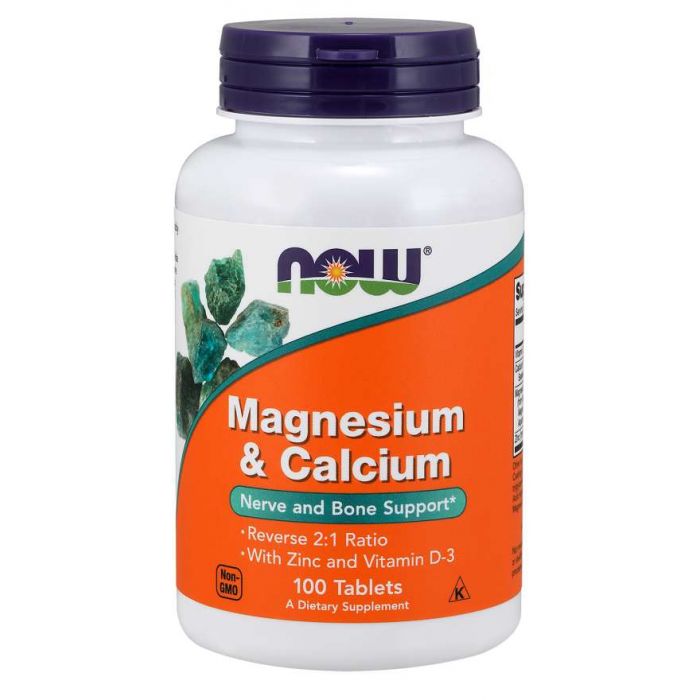 Magnesium & Calcium Tablets - NOW Foods