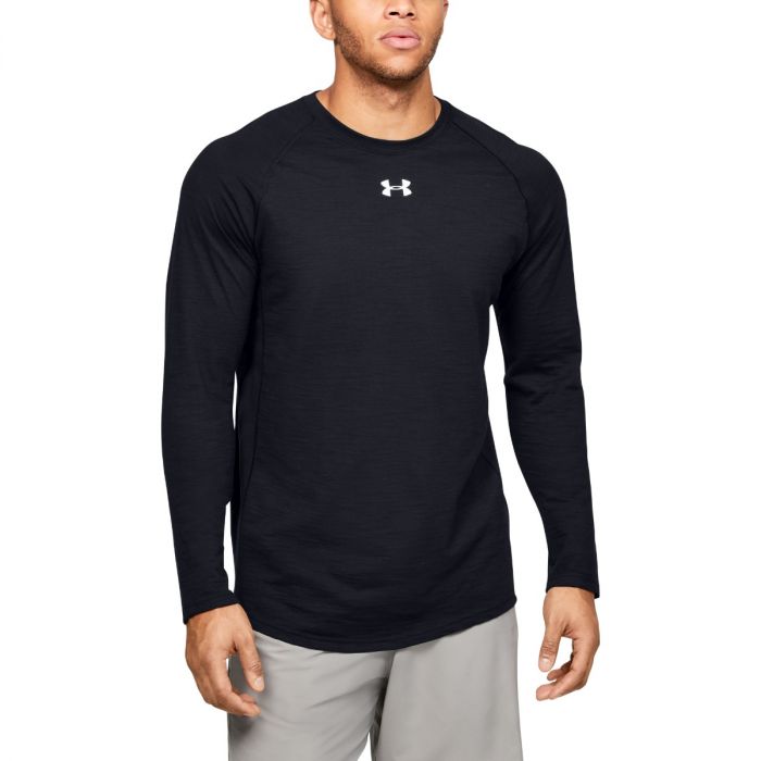 Тениска Long Sleeve Charged Cotton Black - Under Armour