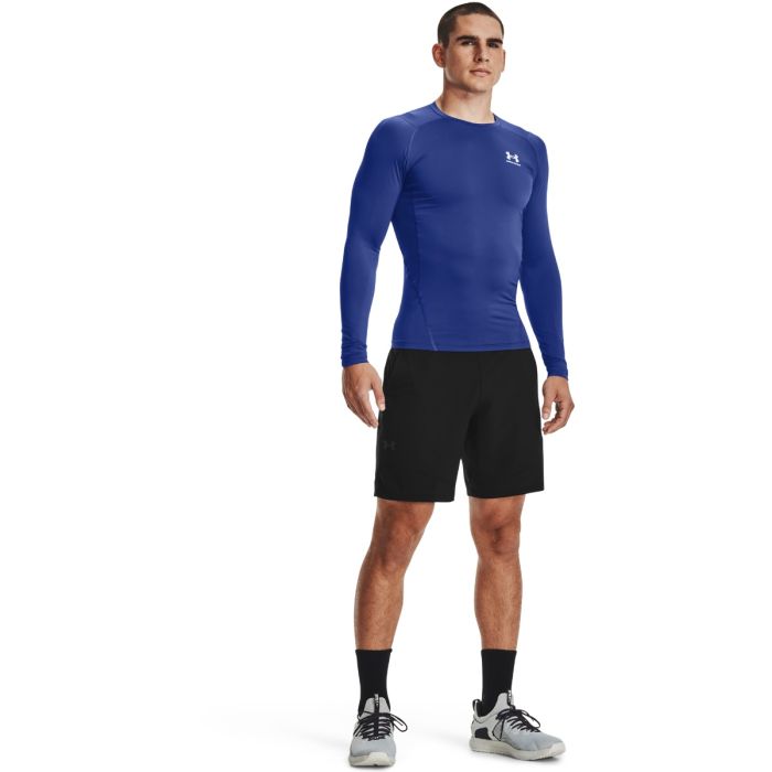 Men´s  T-shirt HG Armour Comp LS Blue - Under Armour XXL