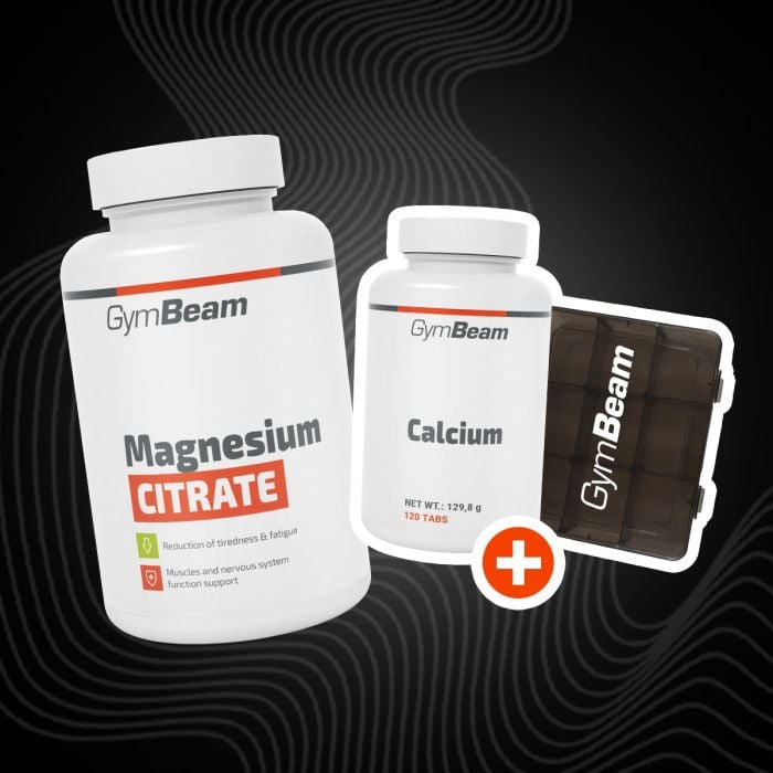 Магнезиев цитрат - GymBeam 120 капс