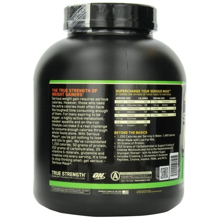 Serious Mass - Optimum Nutrition 2720 g - ванилия