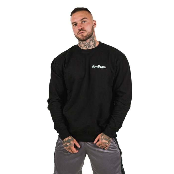 Суичър PRO Jumper Black - GymBeam L