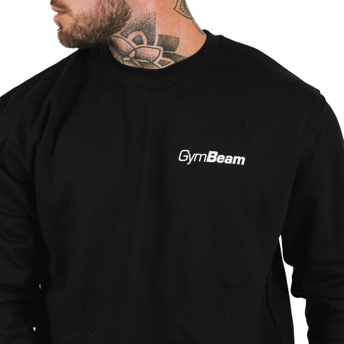 Суичър PRO Jumper Black - GymBeam L