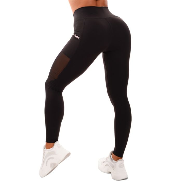 Дамски клин Mesh Panel Black - GymBeam S