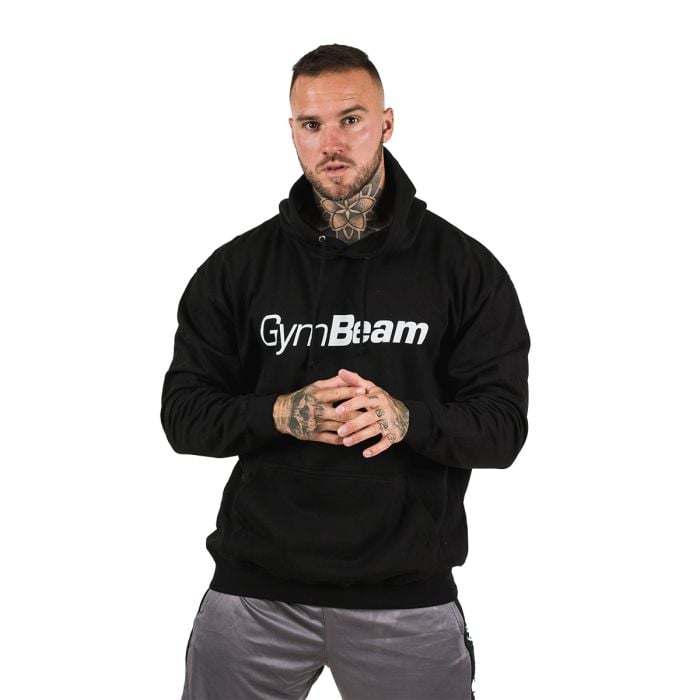 Суичър PRO Hoodie Black - GymBeam M