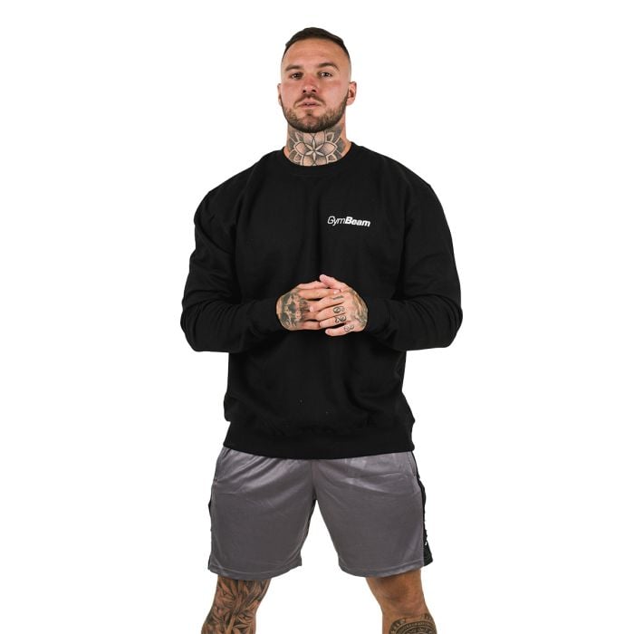 Суичър PRO Jumper Black - GymBeam L