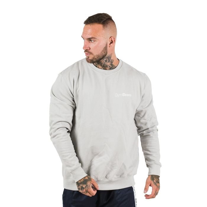 Суичър PRO Jumper Moon Grey - GymBeam L
