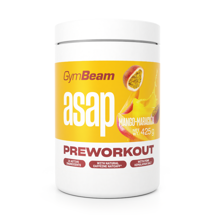 ASAP Pre-Workout - GymBeam 425 g - манго с маракуя