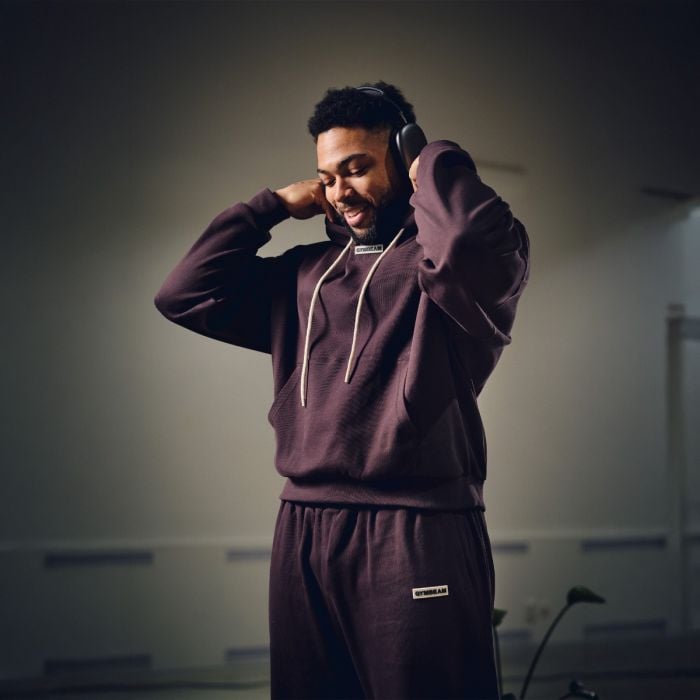 Суичър Aura Hoodie Tee Brown - GymBeam L