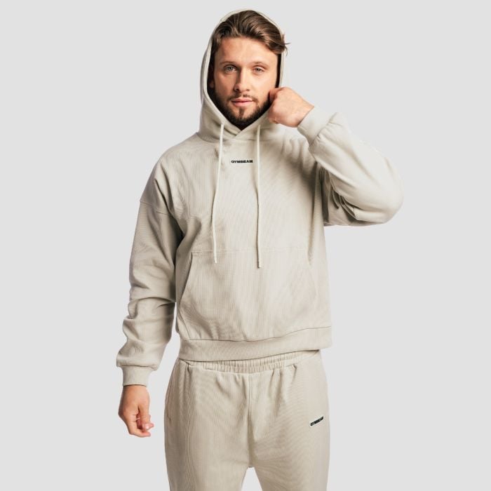 Суичър Aura Hoodie Grey  - GymBeam L