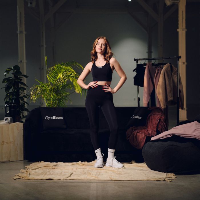 Спортен сутиен Aura Black - GymBeam M