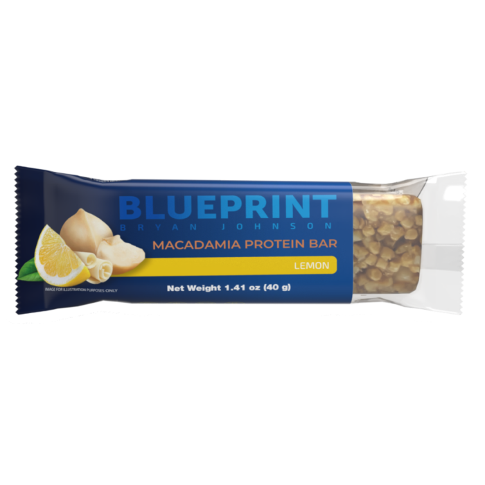 Протеинови барчета с макадамия - Blueprint by Bryan Johnson 12 x 40 g