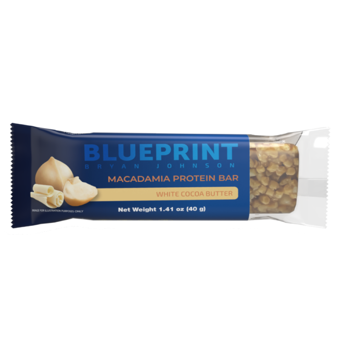 Протеинови барчета с макадамия - Blueprint by Bryan Johnson 12 x 40 g