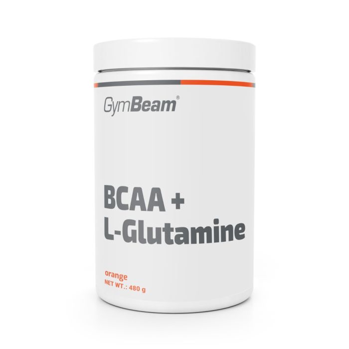 BCAA + L-Glutamine - GymBeam 480 g - ягода с киви