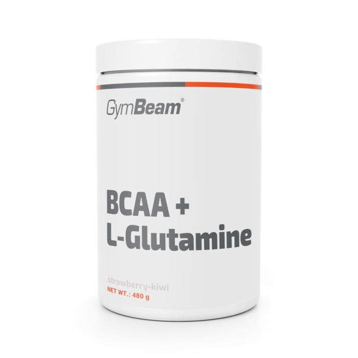 BCAA + L-Glutamine - GymBeam 480 g - ягода с киви