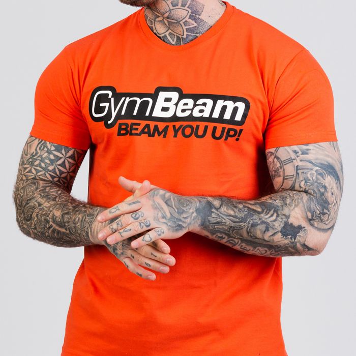 Тениска Beam Orange - GymBeam L
