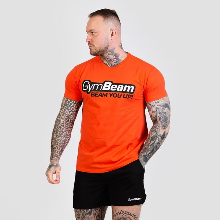 Тениска Beam Orange - GymBeam L