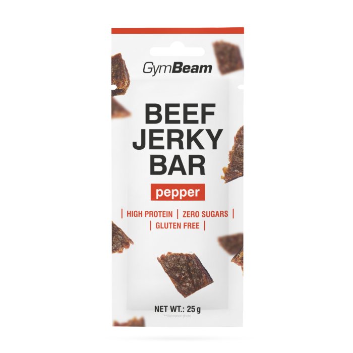 Beef Jerky Bar - GymBeam 25 g - пипер