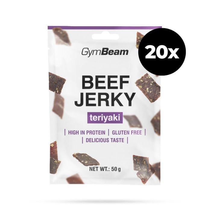 Сушено месо Beef Jerky - GymBeam 50 g - оригинален