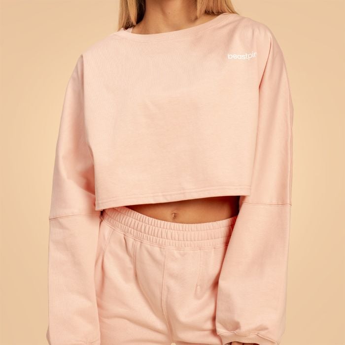 Дамски суичър Bliss Cropped Pink - BeastPink M