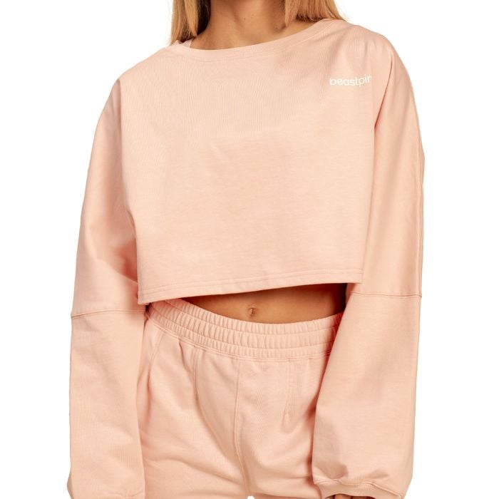 Дамски суичър Bliss Cropped Pink - BeastPink M