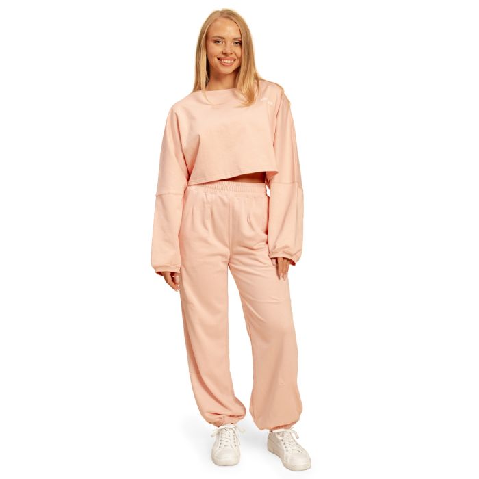 Дамски суичър Bliss Cropped Pink - BeastPink M