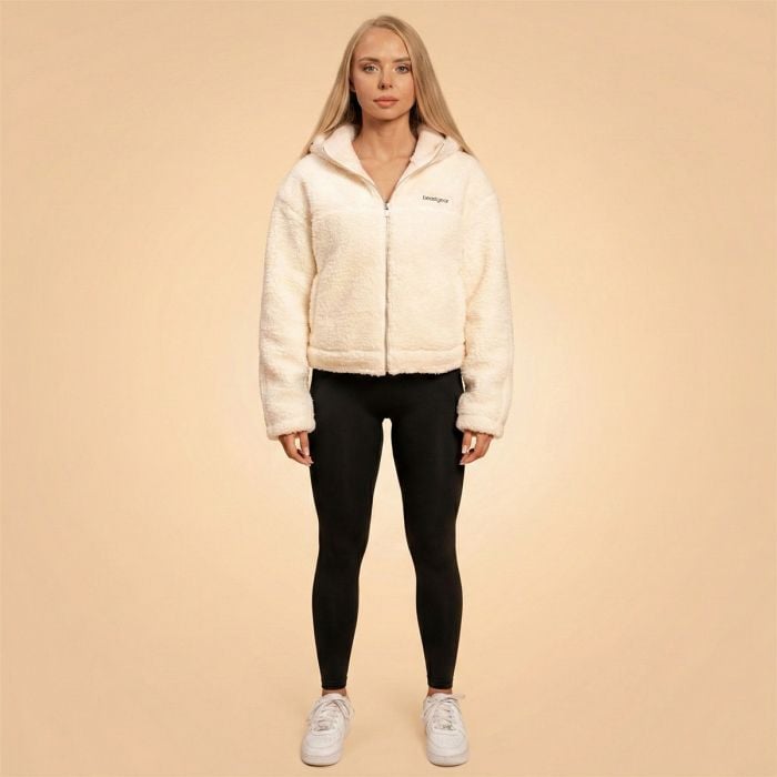 Дамски суичър Bliss Hoodie Jacket Ivory - BeastPink XS