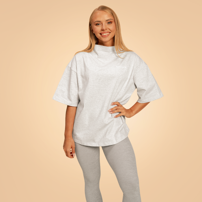 Дамски топ Bliss Oversized Grey - BeastPink M