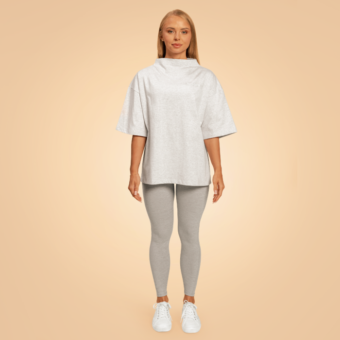 Дамски топ Bliss Oversized Grey - BeastPink M