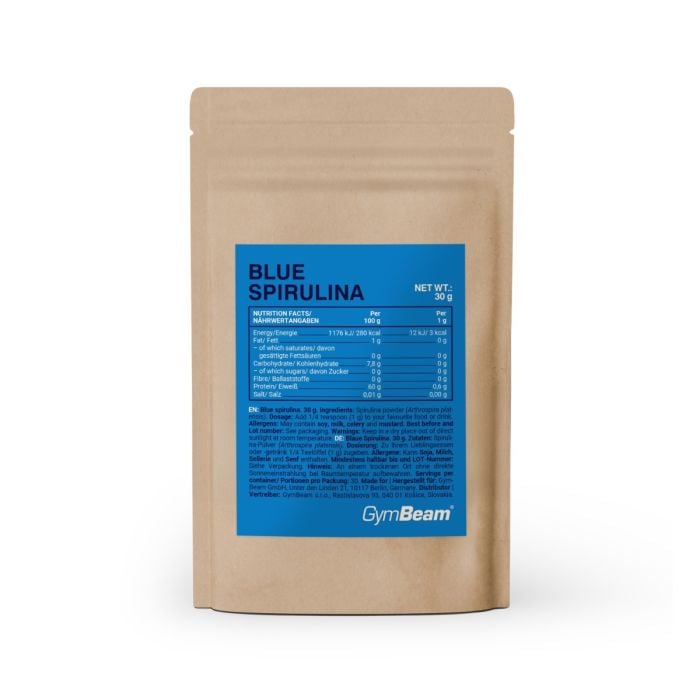 Синя спирулина - GymBeam 30 g