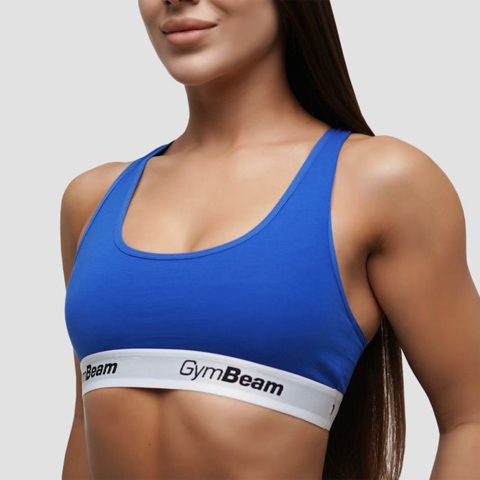 Спортно бюстие Bralette Royal Blue - GymBeam XL