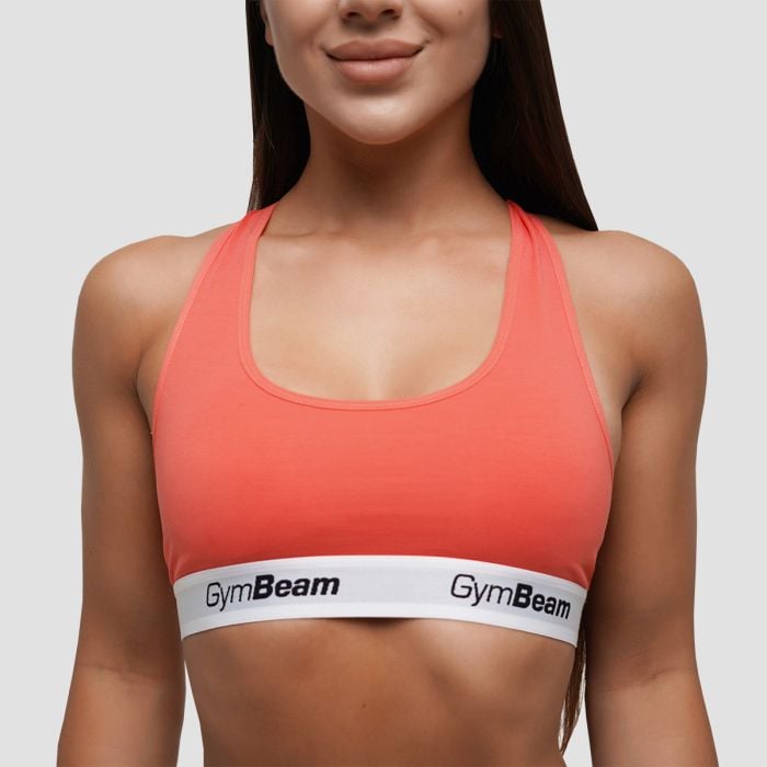 Спортно бюстие Bralette Strawberry Red - GymBeam M
