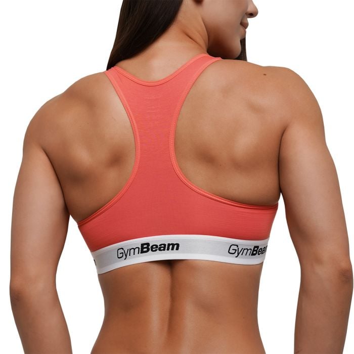 Спортно бюстие Bralette Strawberry Red - GymBeam M